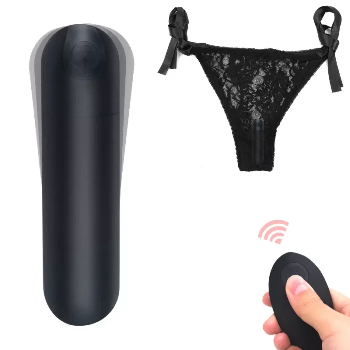 wearable Vibrating Bullet with Pantie 10 Function - Image 1