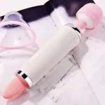 women vibrator and tongue licking two in one - Image 2