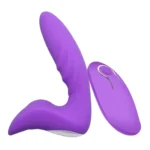 Prostate massager with remote
