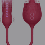 Rose Tongue Vibrator With Thrusting Vibrator Sex Toys