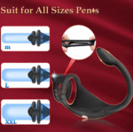 Vibrating Cock Ring Remote Control Anal Butt Plug - Image 4