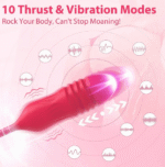 Rose Tongue Vibrator With Thrusting Vibrator Sex Toys - Image 5