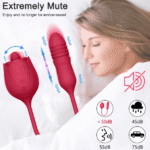 Rose Tongue Vibrator With Thrusting Vibrator Sex Toys - Image 2