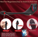 Vibrating Cock Ring Remote Control Anal Butt Plug - Image 2