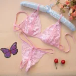 Lace Hollow string Lingerie 2 pcs