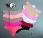 fancy ice-silk seamless women thong