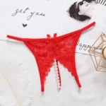 Open Crotch Transparent Thong G-String Panties - Image 3