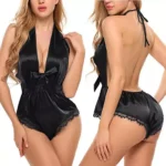 hollow lace one-piece sexy Bodysuits for women - Image 3