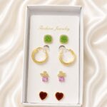 Bqueen Brand Fashion 4 Pcs Earring Set
