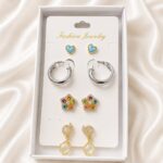 Bqueen Brand Fashion 4 Pcs Earring Set