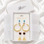 Bqueen Brand Fashion 4 Pcs Earring Set - Image 2