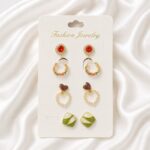 Bqueen Brand Fashion 4 Pcs Earring Set