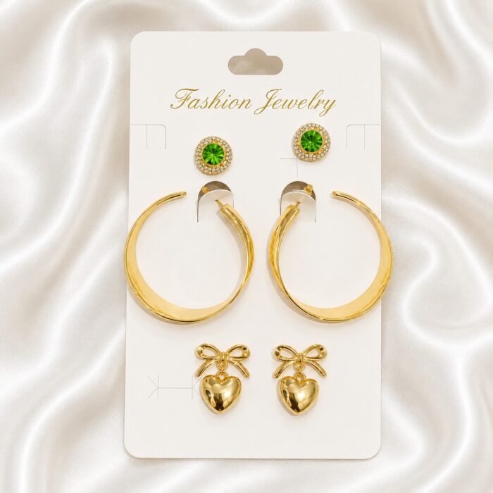 Bqueen Brand Fashion 3 Pcs Earring Set - Image 1