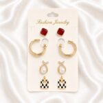 Bqueen Brand Fashion 4 Pcs Earring Set