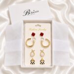 Bqueen Brand Fashion 4 Pcs Earring Set - Image 2
