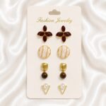 Bqueen Brand Fashion 4 Pcs Earring Set