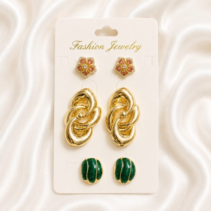 Bqueen Brand Fashion 4 Pcs Earring Set - Image 1