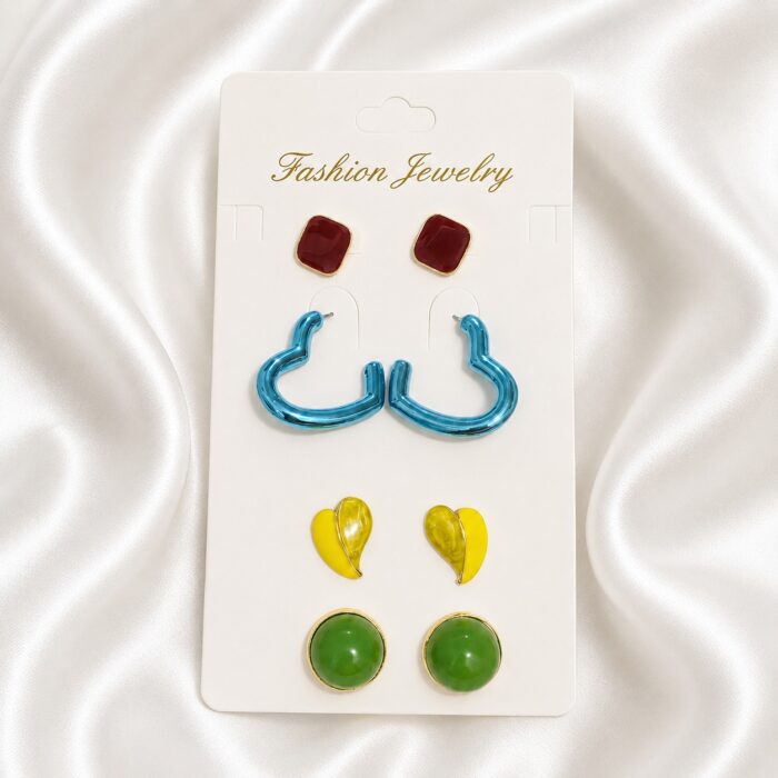 Bqueen Brand Fashion 4 Pcs Earring Set - Image 1