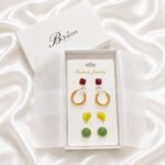 Bqueen Brand Fashion 4 Pcs Earring Set - Image 2