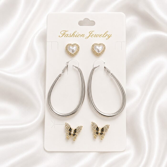 Bqueen Brand Fashion 3 Pcs Earring Set - Image 1