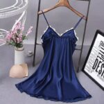 Sexy Women Hot Summer Silk Robe Dress Babydoll Nightdress - Image 3