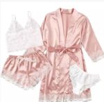 Wedding Night Dress Robe With Belt 4pcs set - Image 6