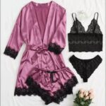 Wedding Night Dress Robe With Belt 4pcs set - Image 2