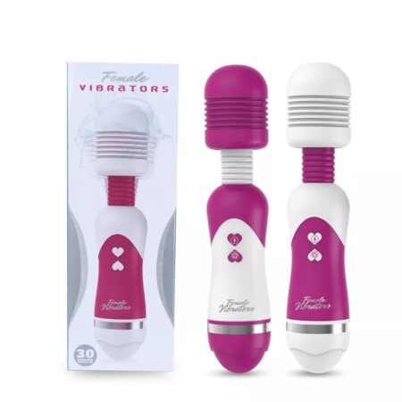 12 Function Mini Silicon AV Stick Wand Vibrator