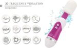12 Function Mini Silicon AV Stick Wand Vibrator - Image 3