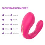 2 in 1 Female Wireless Rechargeable Clitoris sucking vib - Image 2