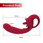 2 in1 G Spot Dildo Vibrator with Licking Vibrating - Image 2