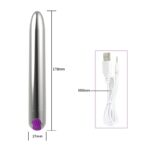Inches Long Bullet Vibrator USB Rechargeable sex toys - Image 3
