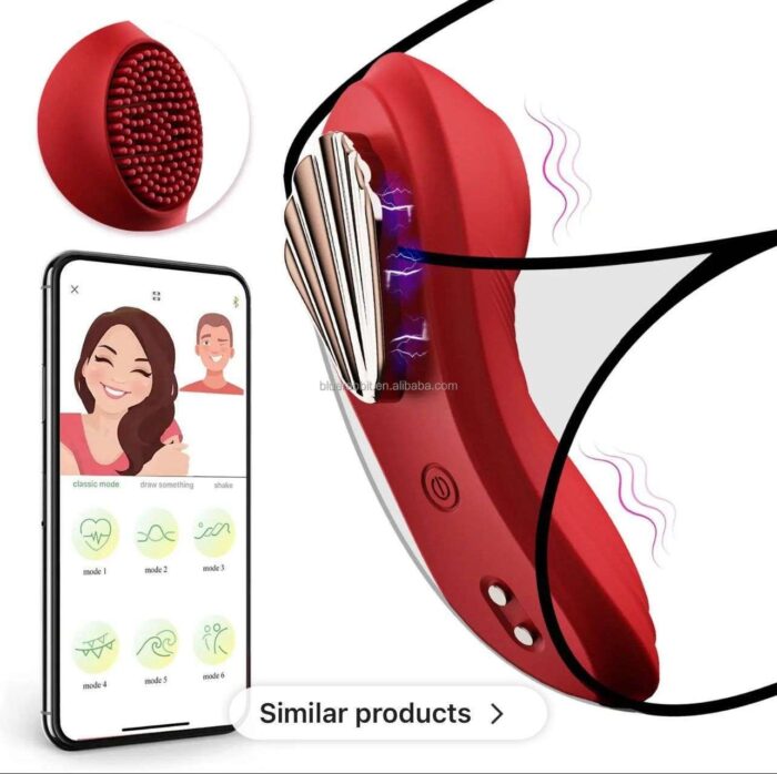 Brush App Vibrators Panty Magnetic Clip - Image 1