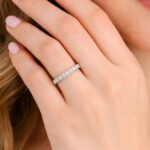 925 Silver Natural Quartz Mounted Womens Ring