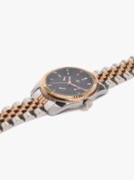 Portugal Parfois Brand Two Tone Watch With Stainless Steel Strap Bracelet - Image 2