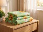 Premium Spring Bloom Floral Bed Sheet Set (Green) - Image 3