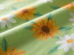 Premium Spring Bloom Floral Bed Sheet Set (Green) - Image 4